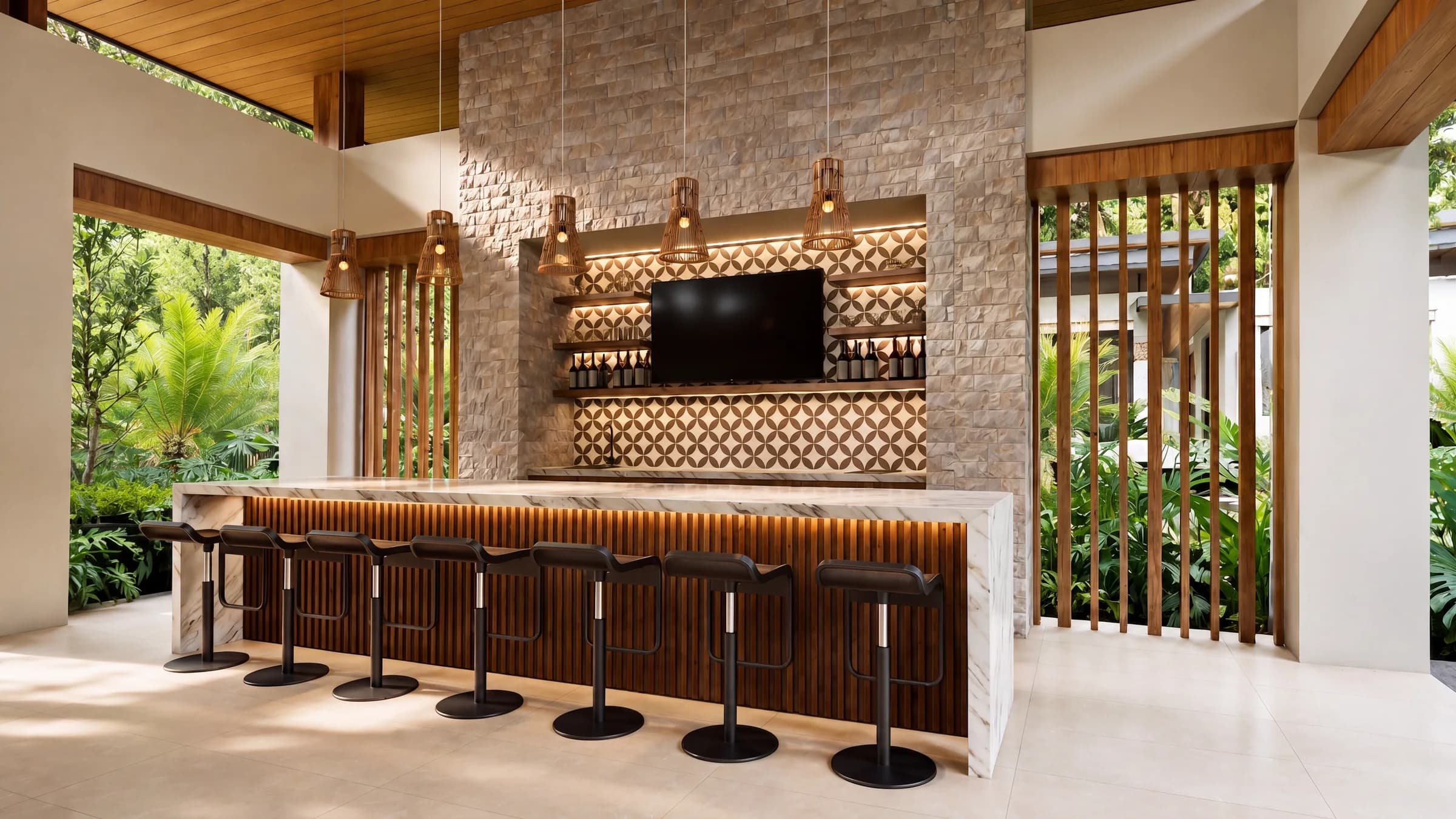Seating in the Selva Grand House social area